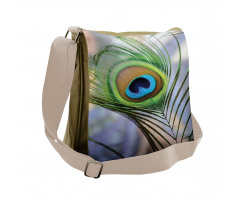 Trees Birds and Feather Messenger Bag