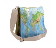Topographic Education Messenger Bag