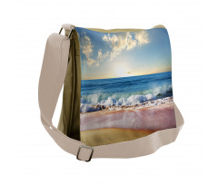 Summer Day Coast and Sea Messenger Bag