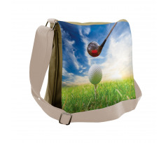 Golf Club and Ball Messenger Bag