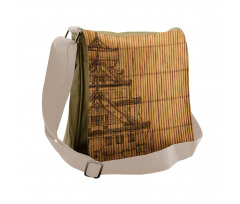 Building on Bamboo Pipes Messenger Bag