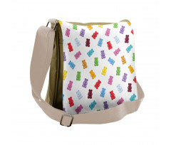 Vibrant Gummy Bears Messenger Bag