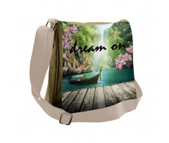 Idyllic Themed Boat Messenger Bag