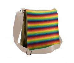 Colorful Rainbow Scale Messenger Bag