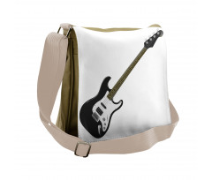 4 String Bass Music Messenger Bag