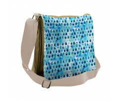 Waterdrops Quirky Messenger Bag