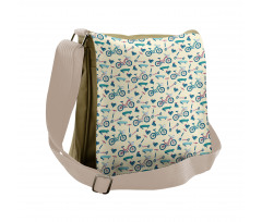 Wheeled Activity Design Messenger Bag