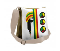 Minimalist Rastaman Messenger Bag