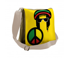 Conceptual Reggae Man Messenger Bag