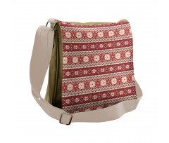 Scandinavian Xmas Snow Messenger Bag