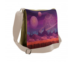 Alien Dreamy Landscape Messenger Bag