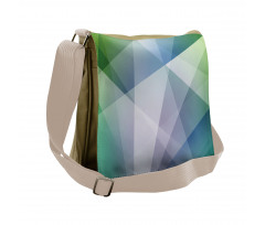 Futuristic Shapes Messenger Bag