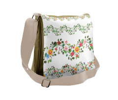 Romantic Pattern Messenger Bag