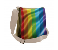 Pride Flag Inspired Design Messenger Bag