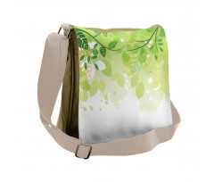 Leaves Fantasy Flora Messenger Bag