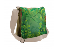 Hawaiian Rainforest Messenger Bag