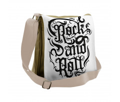 Vintage Rock 'n' Roll Messenger Bag