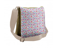 Colorful Stones Design Messenger Bag