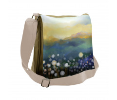 Oil Painting Flora Messenger Bag