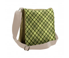 Diagonal Tartan Messenger Bag