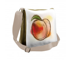 Fresh Fruit Sketch Art Messenger Bag