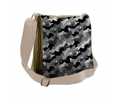 Mustang Herd Animals Messenger Bag