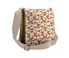 Santa Snowman Elves Messenger Bag