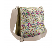 Lively Rich Doodle Messenger Bag