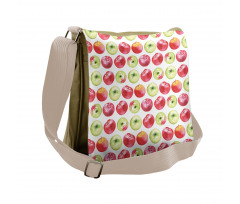 Watercolor Granny Smith Messenger Bag