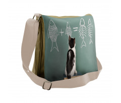 Arithmetic Fish Problem Messenger Bag