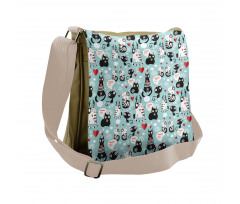 Kitties Love Daydreaming Messenger Bag