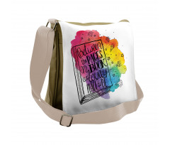 Words Between Pages Vivid Messenger Bag