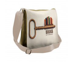 Key to Knowledge Theme Messenger Bag