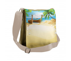 Paradise Island Tropical Messenger Bag