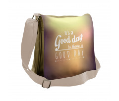 Day Words Messenger Bag