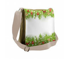 Coniferous Noel Tree Messenger Bag