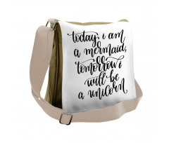 Self Esteem Expression Messenger Bag