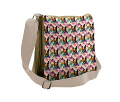 Colorful Crystals Messenger Bag