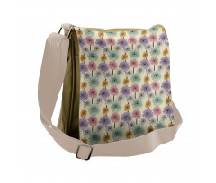 Chrysanthemum Plants Messenger Bag