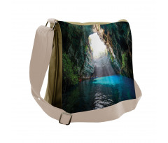 Melissani Lake Kefalonia Messenger Bag