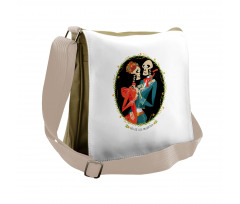 Skeletons in Love Messenger Bag