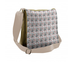 Atomic 50s Design Messenger Bag