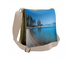 Clear Lake and Shore Messenger Bag