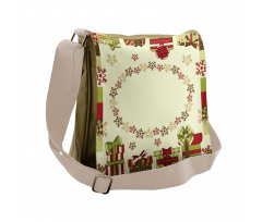 Star Shaped Snowflakes Messenger Bag