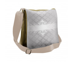 Classical Floral Scroll Messenger Bag