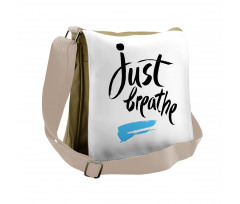 Words Calligraphy Messenger Bag