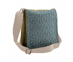 Persian Curved Tip Motif Messenger Bag