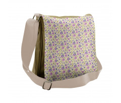 Pale Toned Pattern Messenger Bag