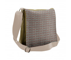 Hourglass Pattern Messenger Bag