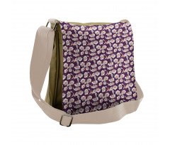 Romantic Spring Garden Messenger Bag